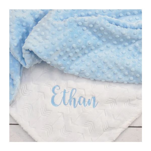 Personalized Embroidered Name Baby blanket | UncommonCreation