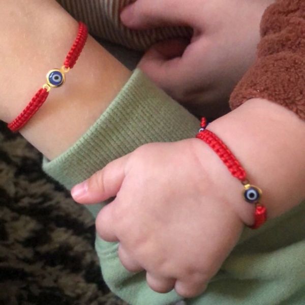 Colorful Red String Evil Eye Bracelet Beaded